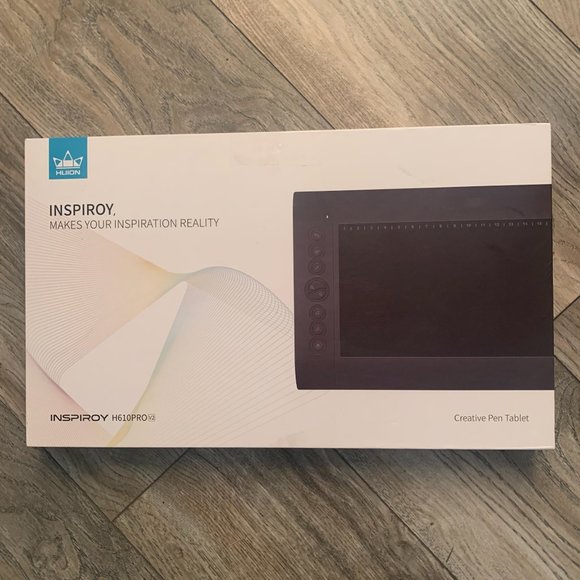 HUION INSPIROY CREATIVE PEN GRAPHIC DRAWING TABLET - Picture 1 of 9